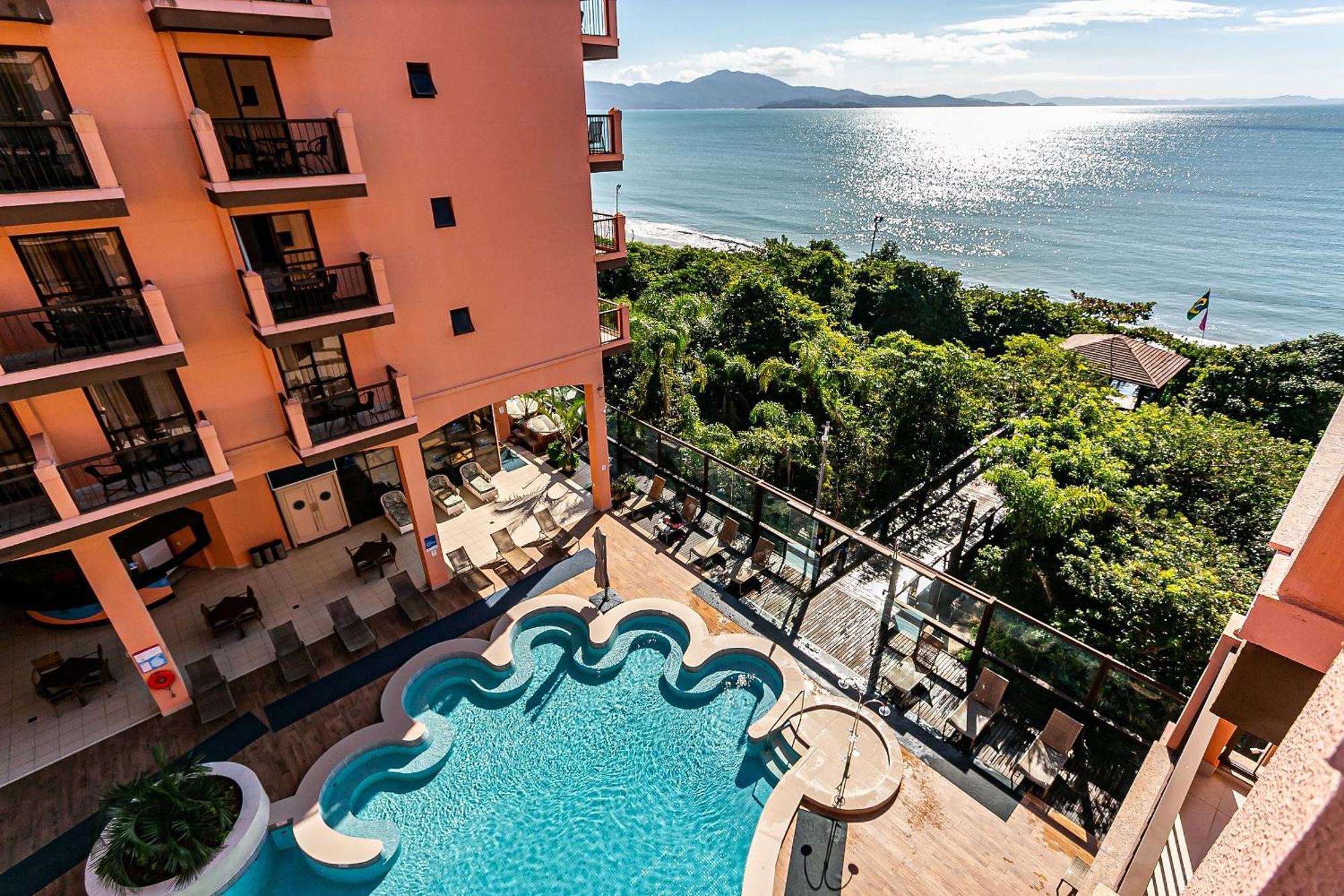 Resort Pe Na Areia - Studios Direto Com Proprietario Jbvjr Florianópolis Kültér fotó