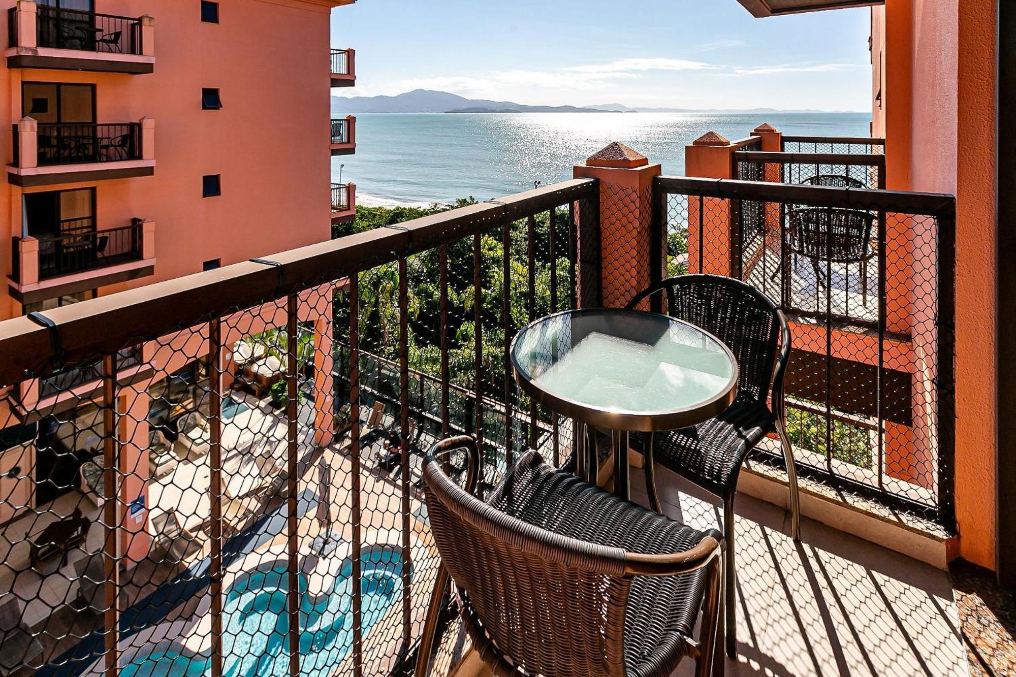 Resort Pe Na Areia - Studios Direto Com Proprietario Jbvjr Florianópolis Kültér fotó