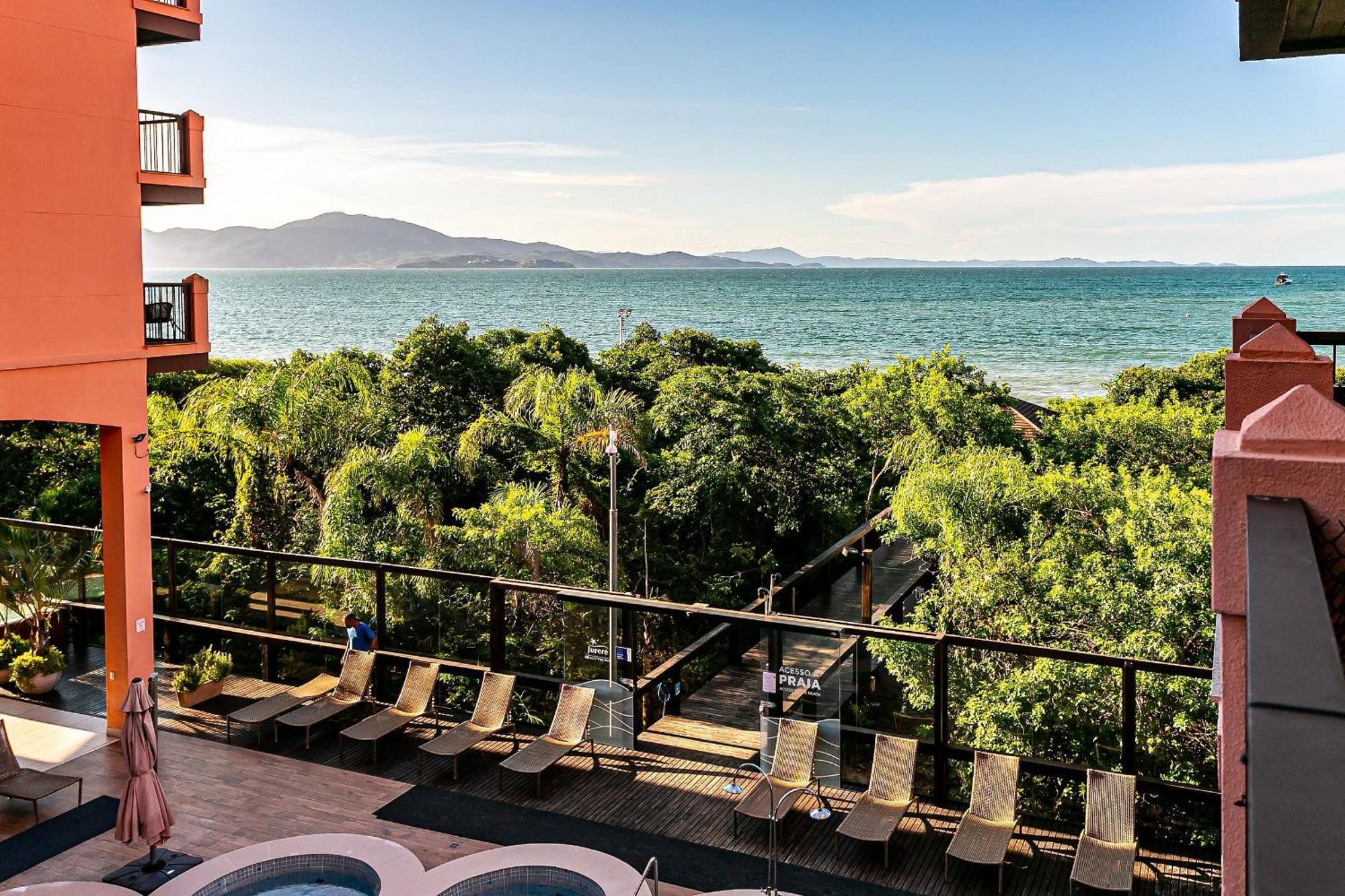 Resort Pe Na Areia - Studios Direto Com Proprietario Jbvjr Florianópolis Kültér fotó