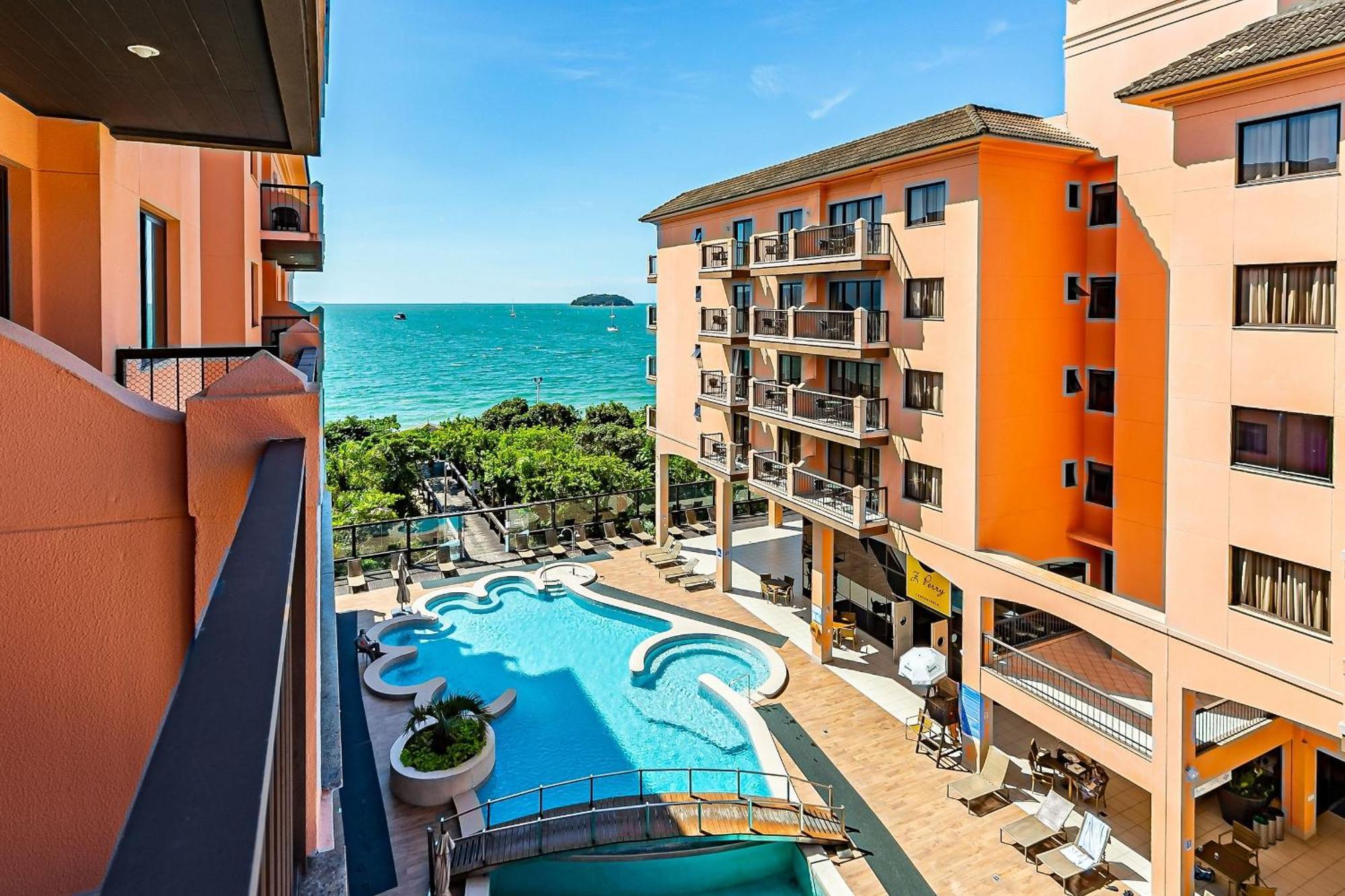 Resort Pe Na Areia - Studios Direto Com Proprietario Jbvjr Florianópolis Kültér fotó